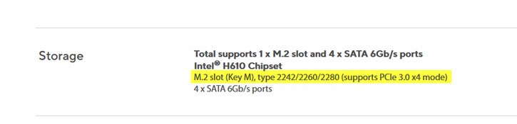 Check M.2 Slot type in a motherboard