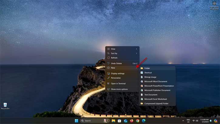 New-Folder-Option-missing-in-Windows-11