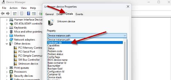 Identify Unknown Device in Windows 11 and fix it - 1