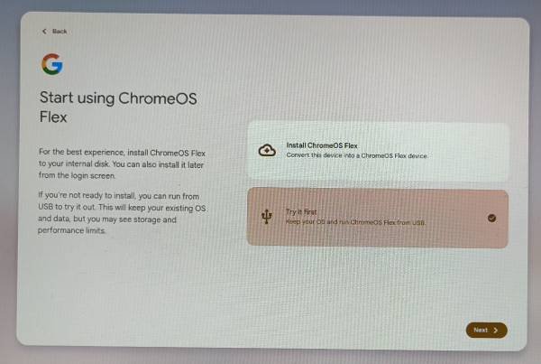 Install ChromeOS Flex on old Windows 10 PC-1