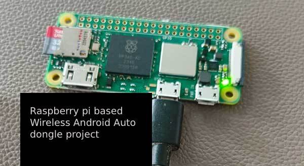 Connect Raspberry Pi-based Android Auto Dongle to your car using a micro-USB cable.