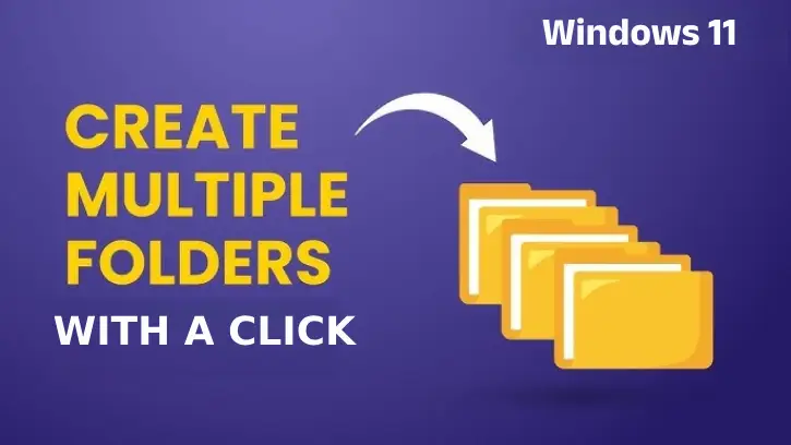 Create Multiple Folders at Once in Windows-1