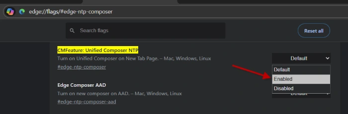 Enable Copilot Mode in Microsoft Edge