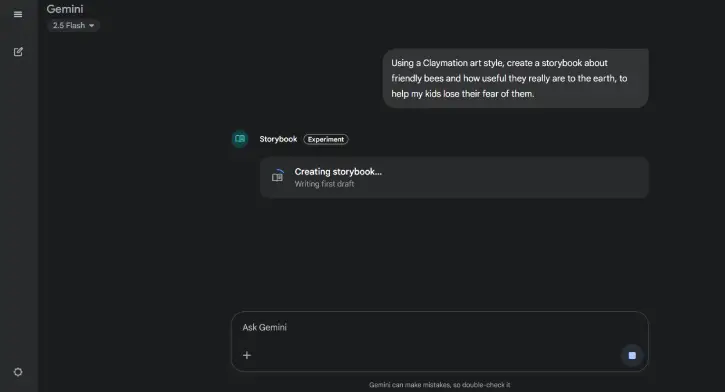 Create storybook for free using Gemini AI