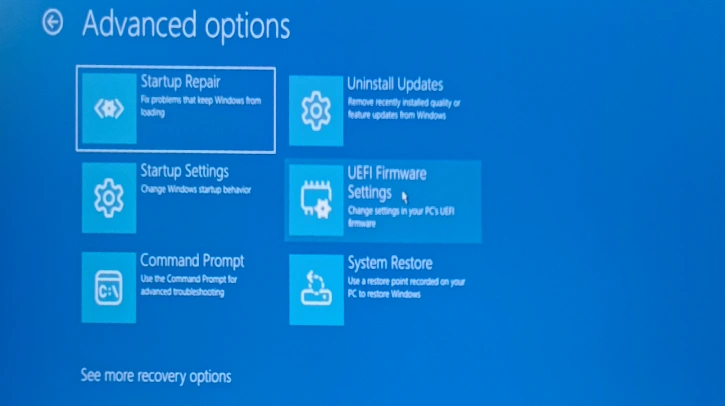 UEFI Firmware Settings