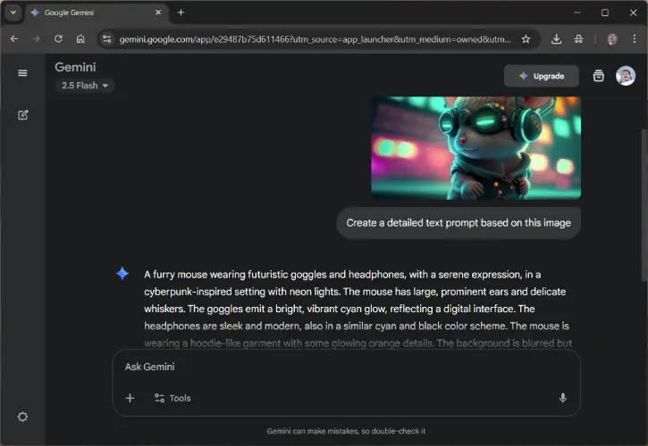 Convert Images into AI Text Prompts