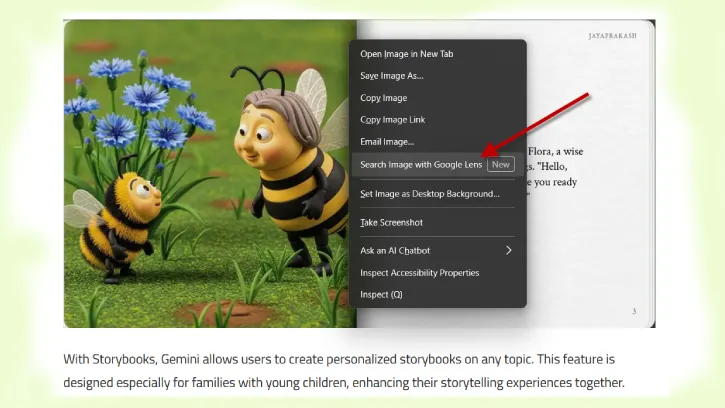 Enable Search Image with Google Lens Option in Firefox