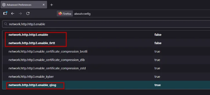 How to Disable QUIC Protocol in Firefox
