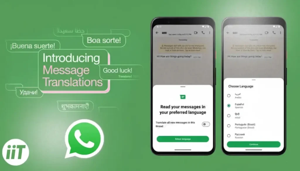 How to use the WhatsApp message translation feature