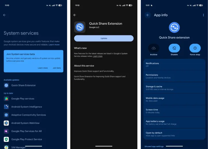 Enable Google Quick Share and Apple AirDrop feature on Android