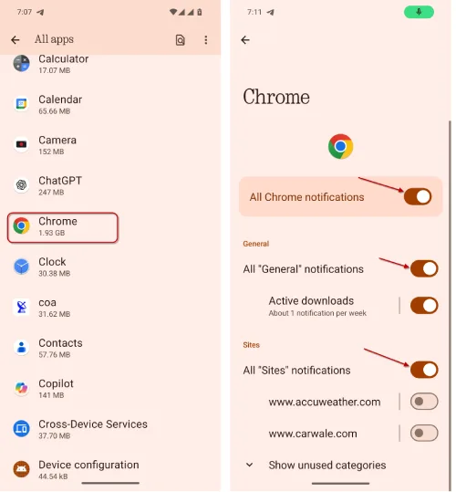 Disable Chrome Notifications on Android-1