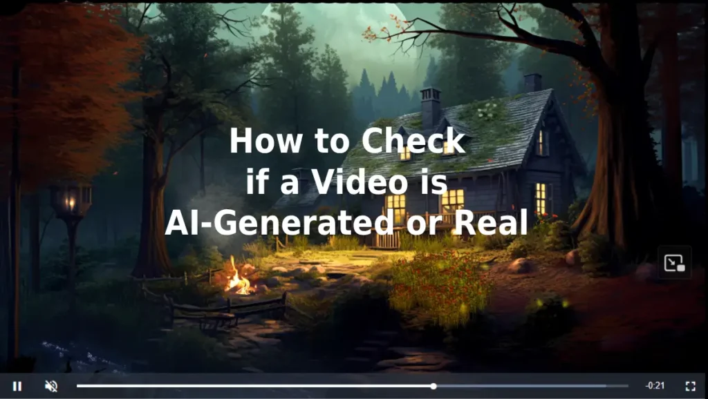 How to Know if a Video is AI-Generated or Real