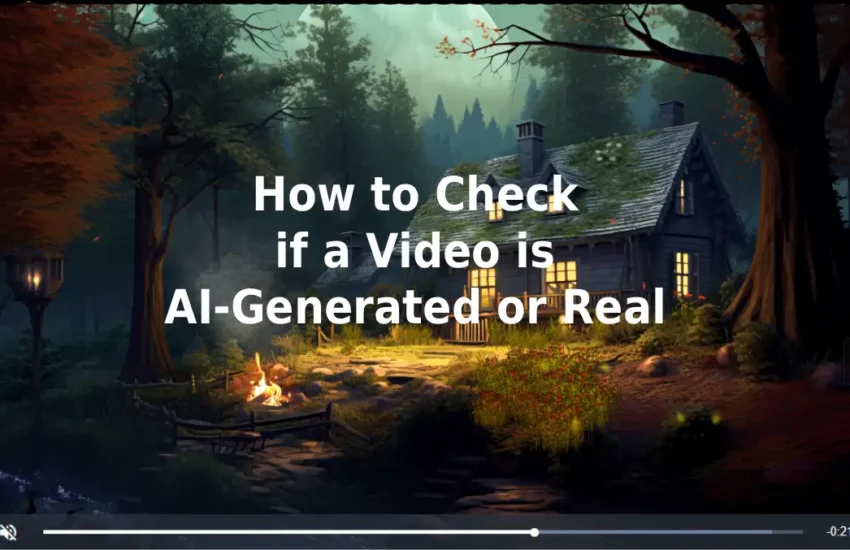 How to Check if a Video is AI-Generated or Real
