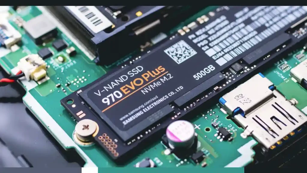 NVMeM.2 SSD on a motherboard