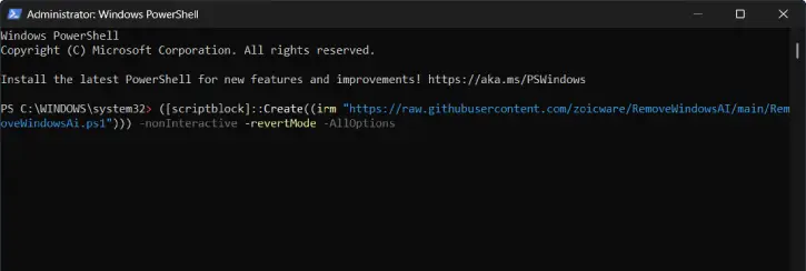 Remove-disable ai-features-from-windows-11