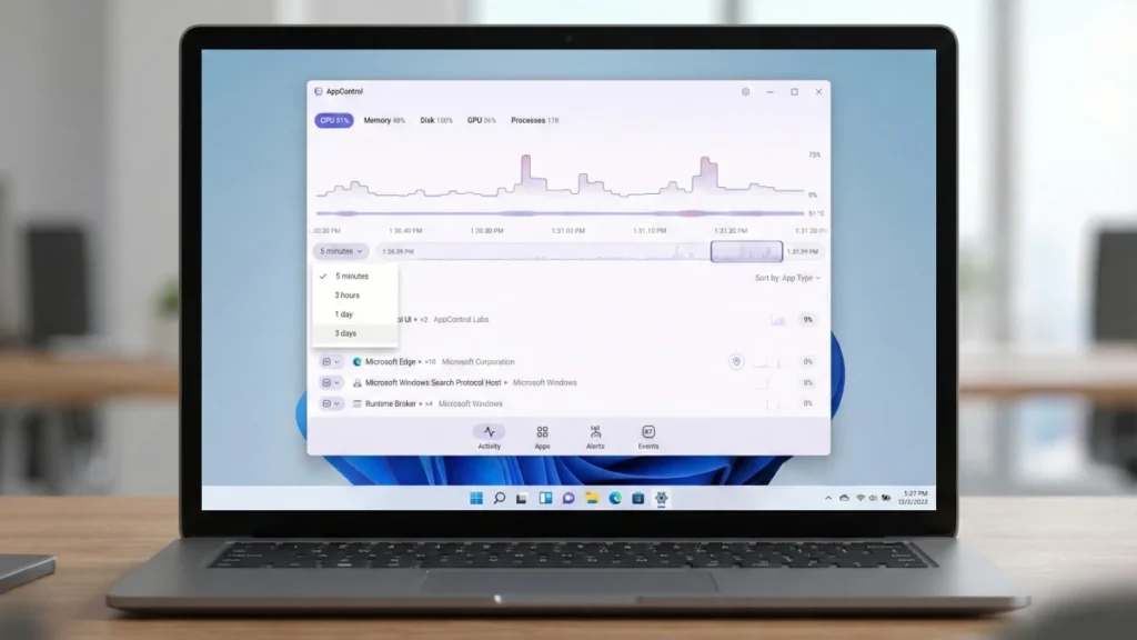 AppControl - a Task manager alternative for Windows