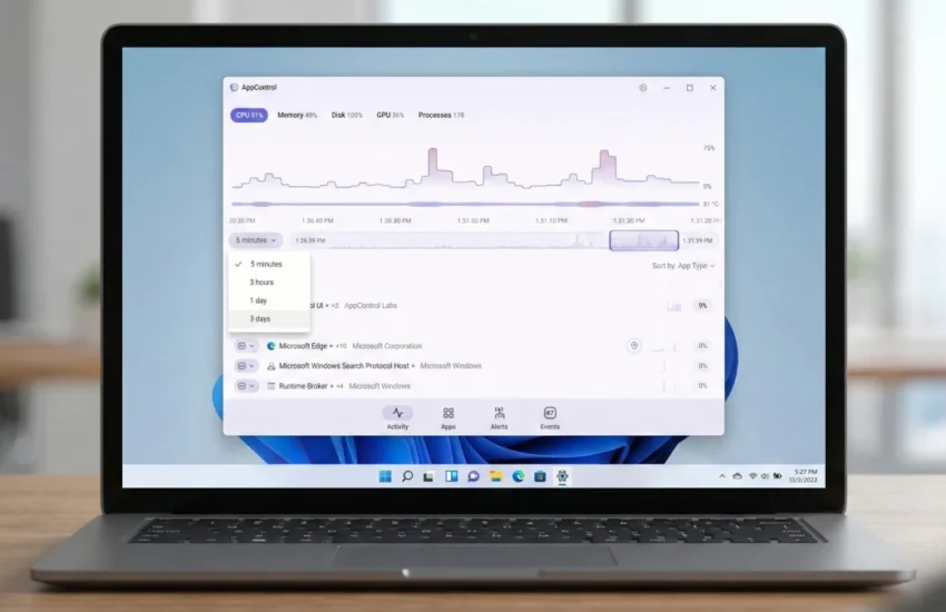 AppControl - a Task Manager alternative