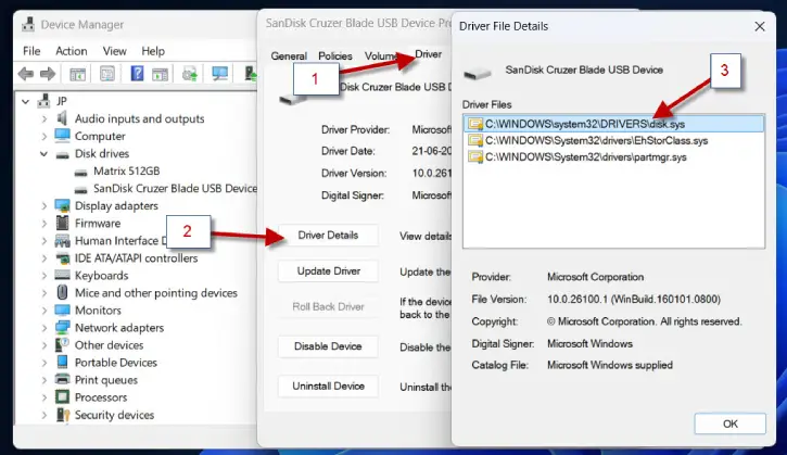 Identify device drive file name in Device Manager_1