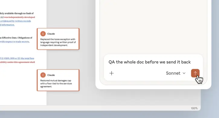 Claude for Word plug-in