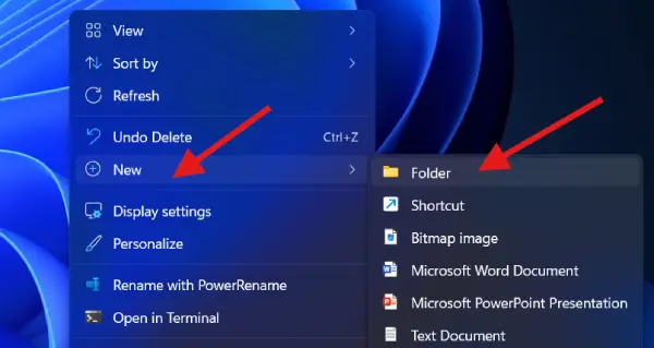 create-new-folder-on-windows-11-desktop