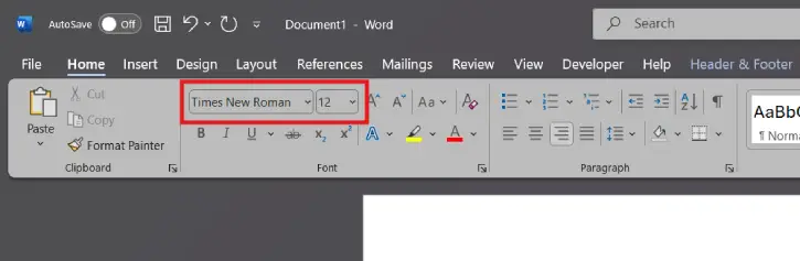 Apply MLA Format in Microsoft Word