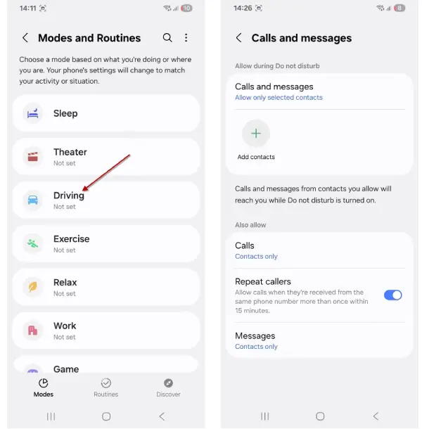 enable-driving-mode-samsung-phone