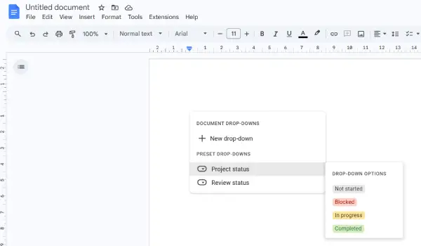 preset-drop-downs-in-google-docs