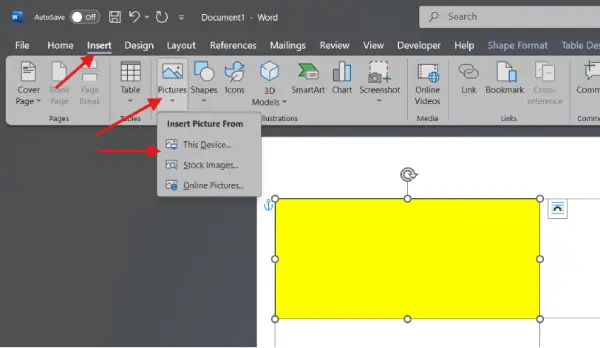 Create Name Stickers in MS Word