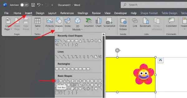 Create Name Stickers in MS Word