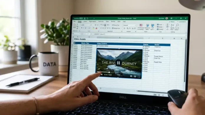 Embed Vidio in Spreadsheet Embed Vidio in Spreadsheet