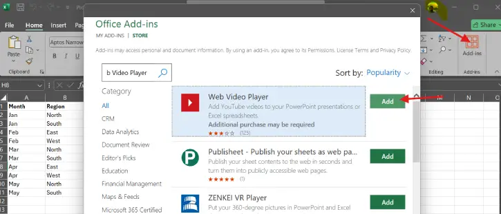 How to Embed Videos in Excel