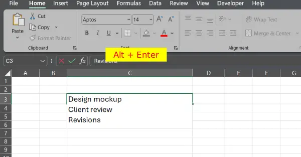 Excel shortcut to cut your work time in half