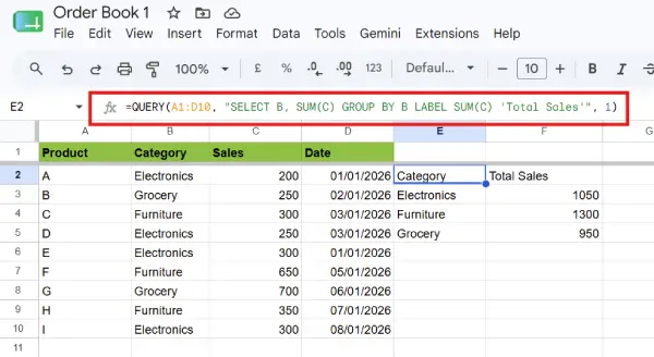 Renaming Columns with LABEL