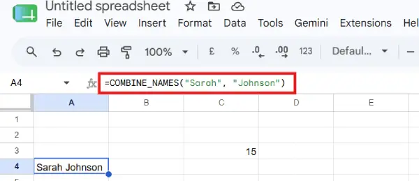 Build Your Own Custom Functions in Google Sheets-result
