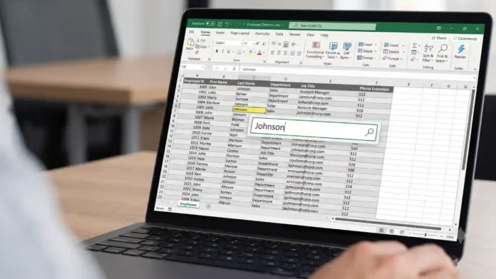 Search Box in Excel-1 Search Box in Excel-1