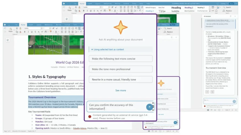Collabora Online 26.04 Office Suite