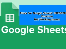 Google-Sheets-Importrange function not working
