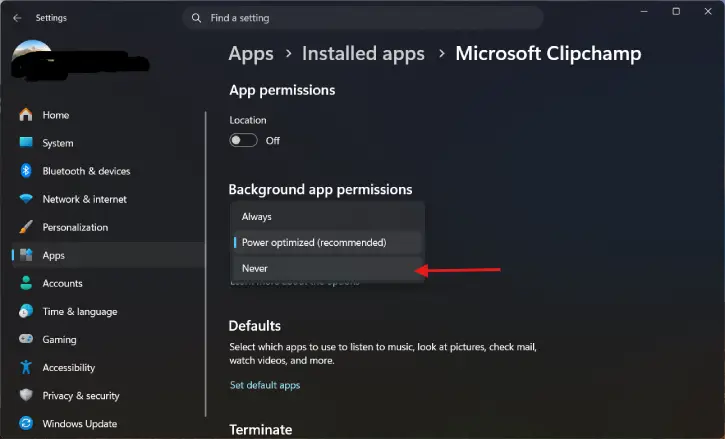 control-background-apps-windows-11