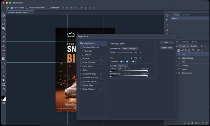 Photoshop like image editor PhotoSuite